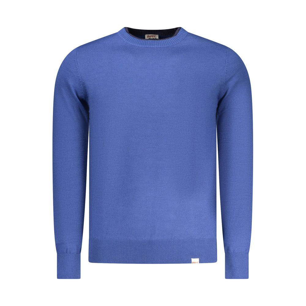 Rifle Blu Polyester Men Sweater - ClickThatClicks 