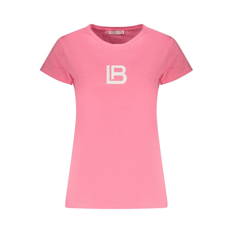 Laura Biagiotti Pink Cotton T-Shirt
