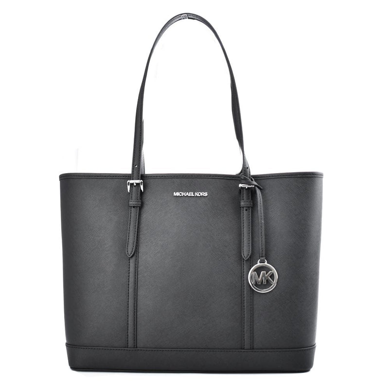 Michael Kors Black Leather Tote Bag