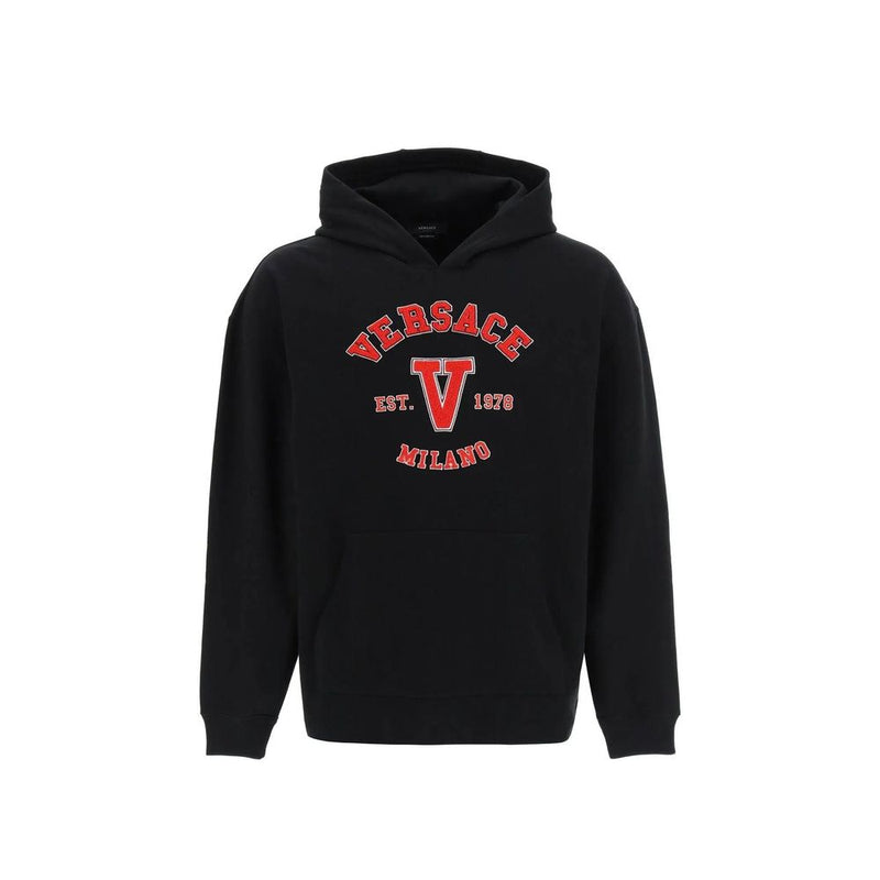 Versace Black Cotton Sweatshirt