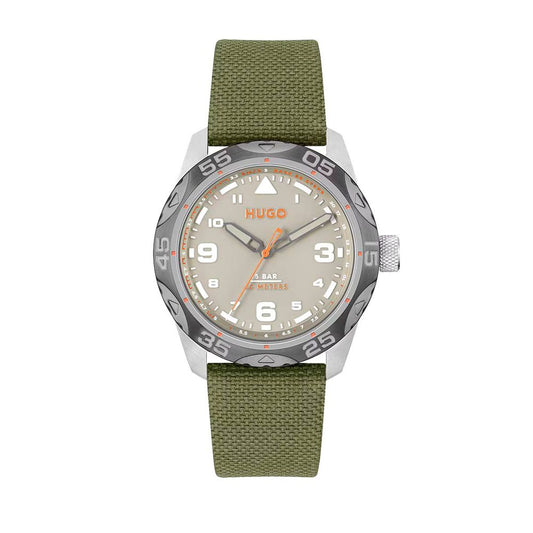 Hugo Boss Bicolor Fabric Sport Watch - ClickThatClicks 