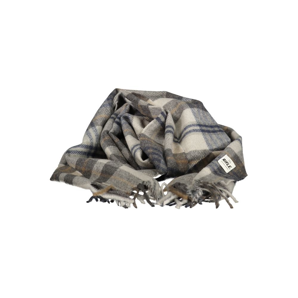 Rifle Grigio Polyester Men Scarf