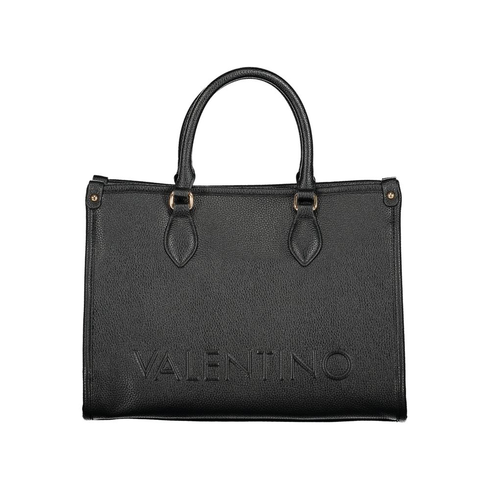 Mario Valentino Black Polyurethane Women Handbag - ClickThatClicks 