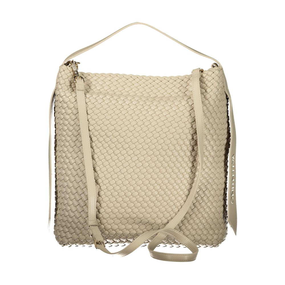 Mario Valentino Beige Polyurethane Women Handbag - ClickThatClicks 