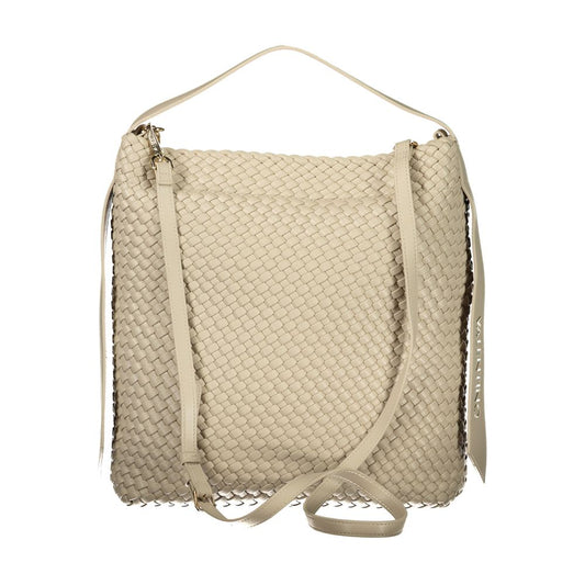 Mario Valentino Beige Polyurethane Women Handbag - ClickThatClicks 