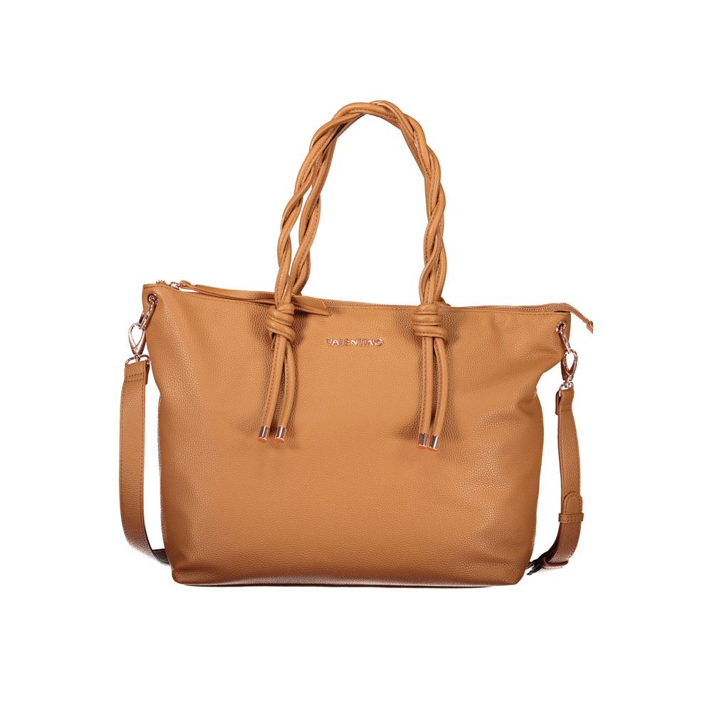 Mario Valentino "Marrone Polyurethane Womens Handbag" - ClickThatClicks 