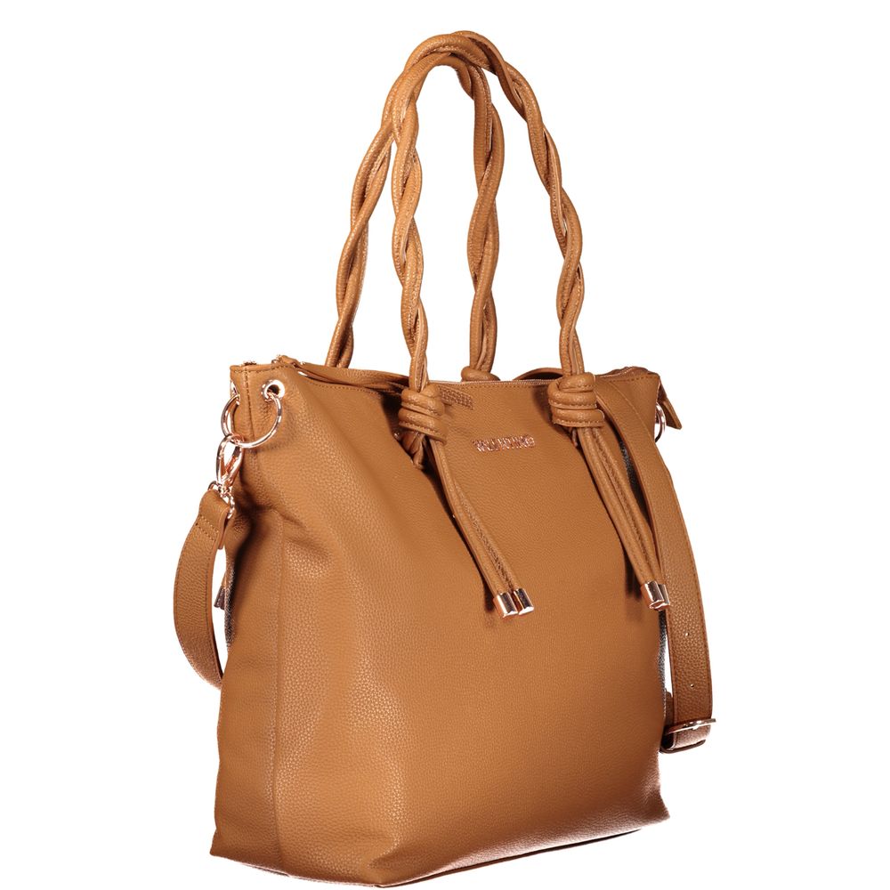Mario Valentino "Marrone Polyurethane Womens Handbag" - ClickThatClicks 