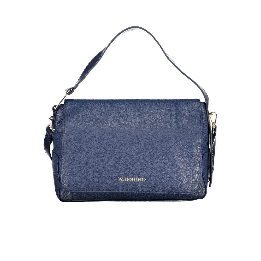 Mario Valentino Blue Polyurethane Women Shoulder Bag - ClickThatClicks 