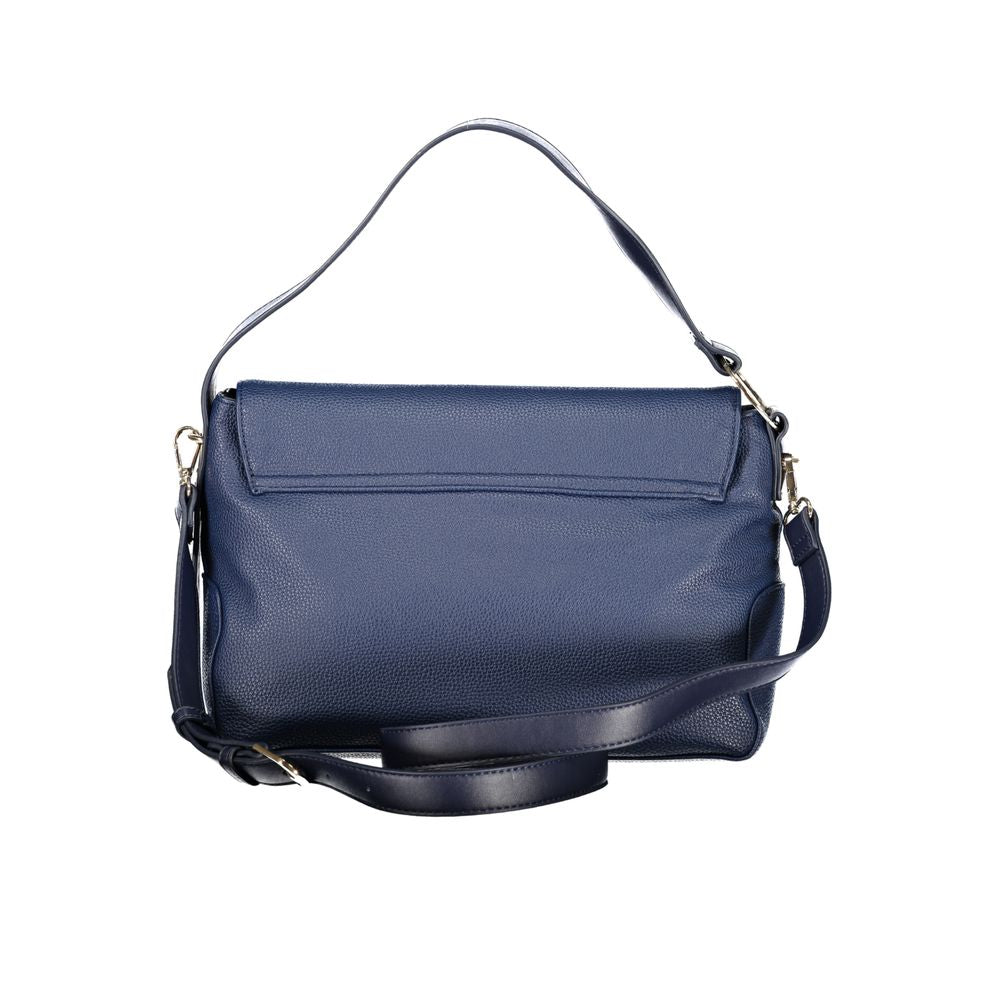 Mario Valentino Blue Polyurethane Women Shoulder Bag - ClickThatClicks 