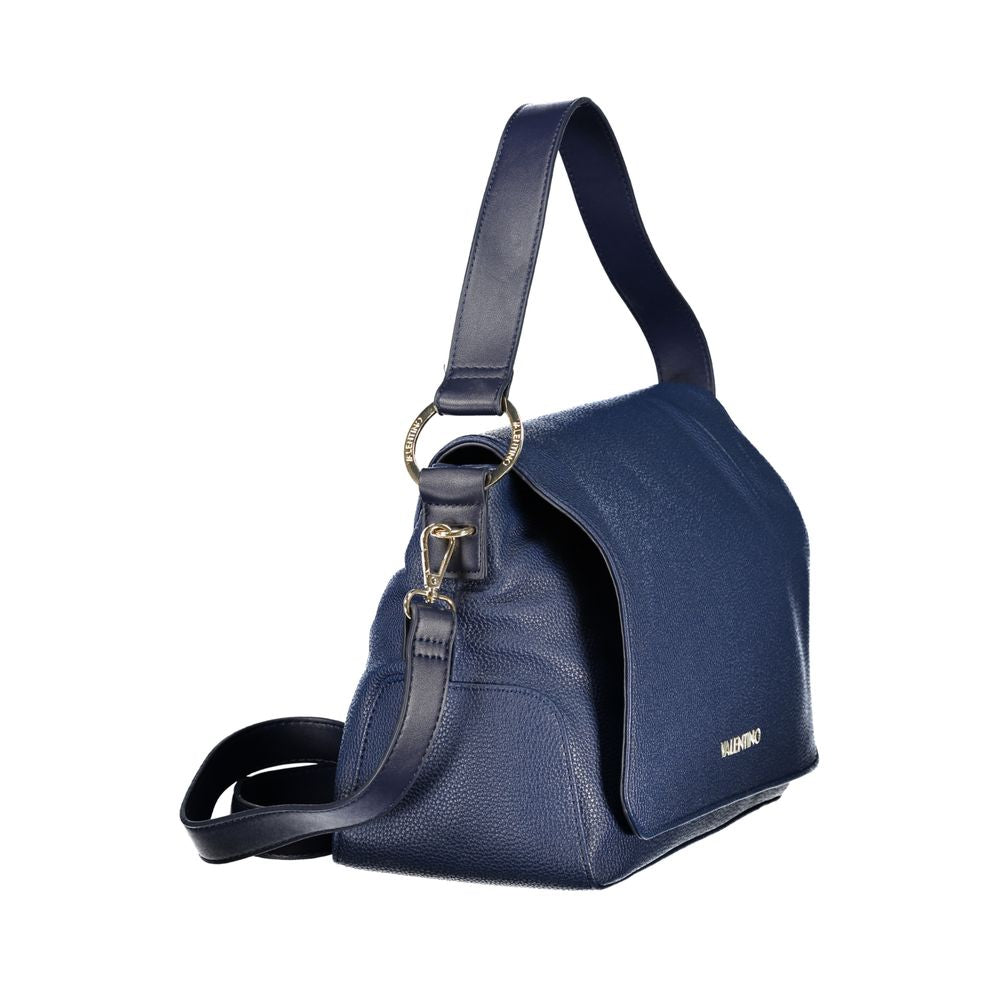 Mario Valentino Blue Polyurethane Women Shoulder Bag - ClickThatClicks 