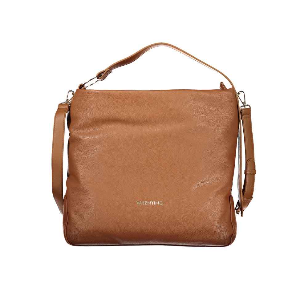 Mario Valentino Marrone Polyurethane Women Handbag - ClickThatClicks 