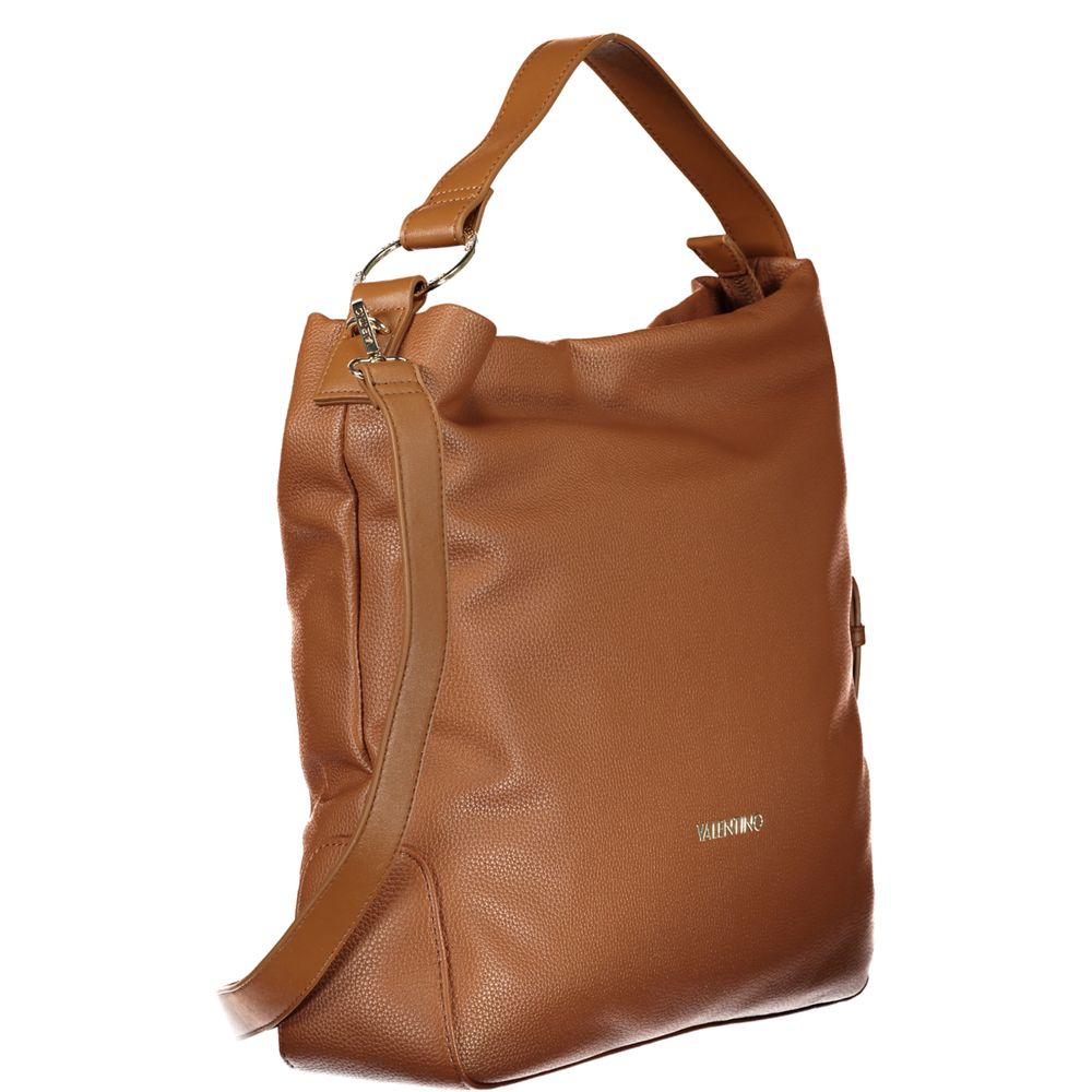 Mario Valentino Marrone Polyurethane Women Handbag - ClickThatClicks 