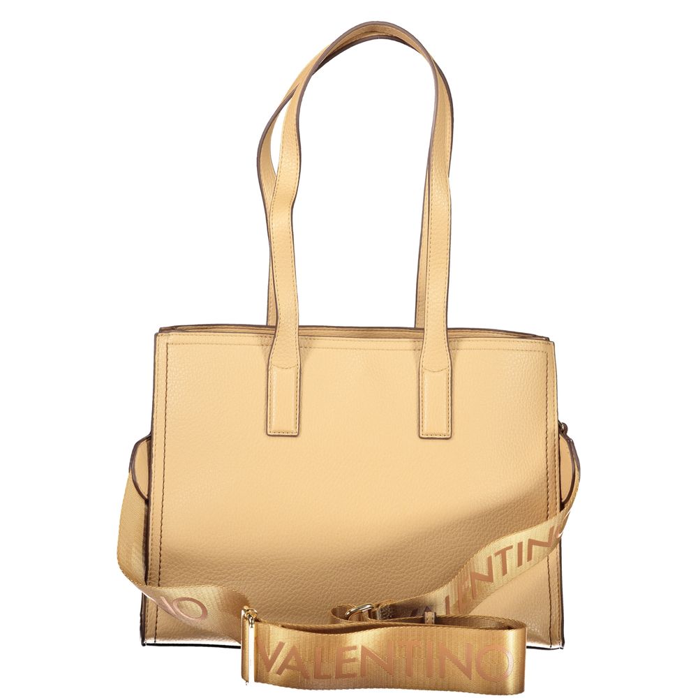 Mario Valentino Beige Polyurethane Women Handbag - ClickThatClicks 