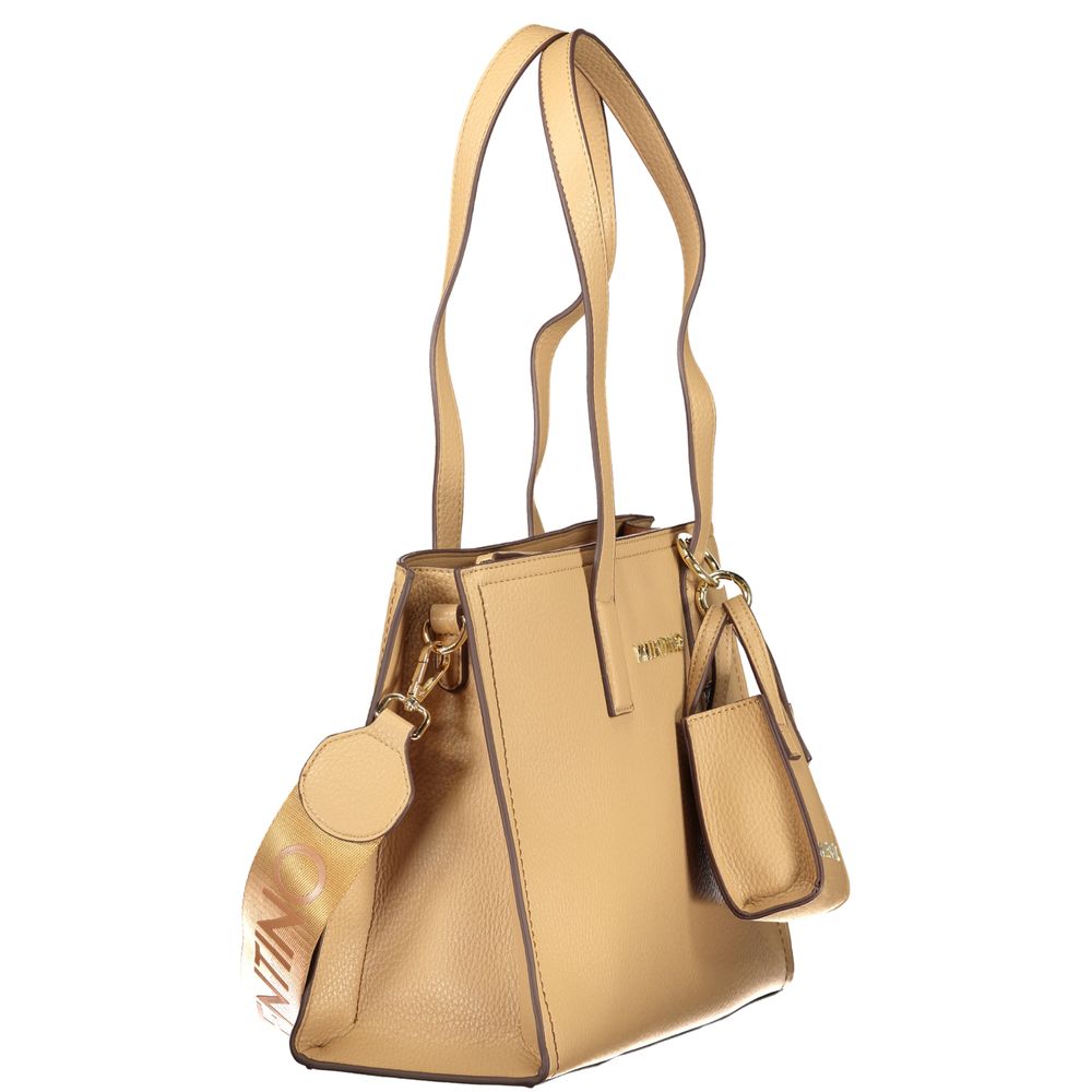 Mario Valentino Beige Polyurethane Women Handbag - ClickThatClicks 