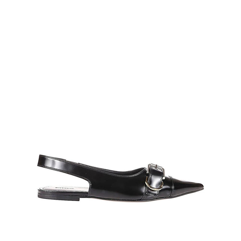 Givenchy Black Calfskin Ballet Flats