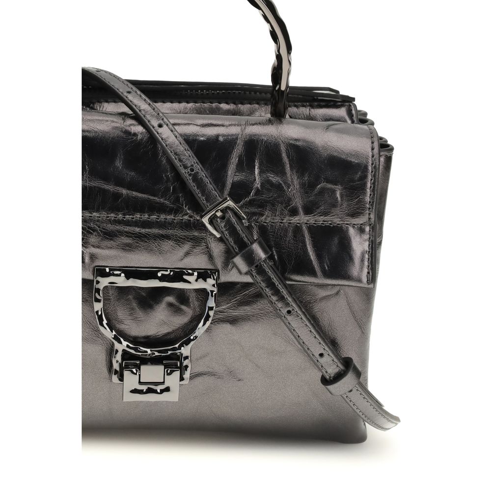 Coccinelle Black Calf Leather Bos Taurus Handbag - ClickThatClicks 