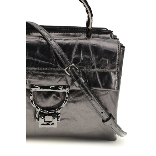 Coccinelle Black Calf Leather Bos Taurus Handbag - ClickThatClicks 