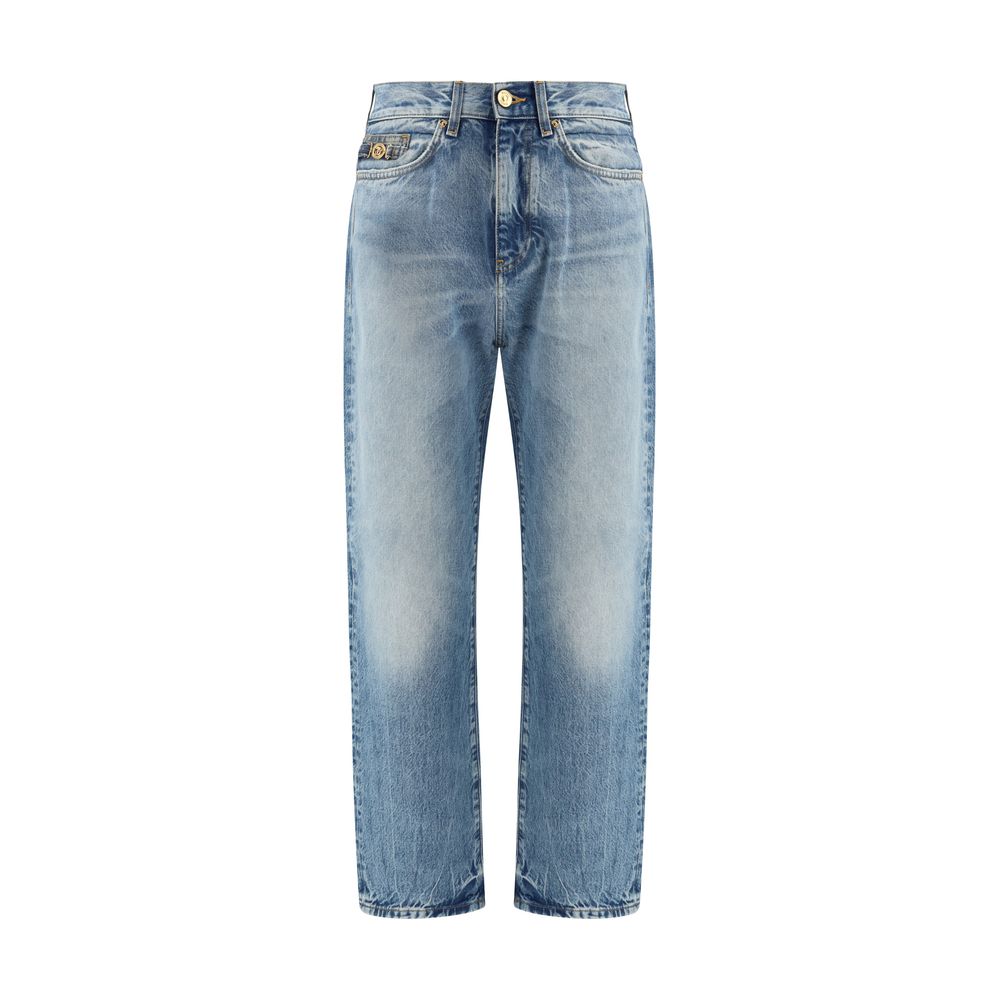 Versace Blue Cotton Jeans Denim - ClickThatClicks 