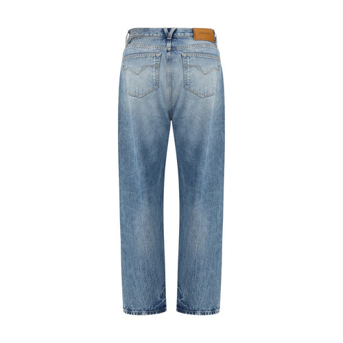 Versace Blue Cotton Jeans Denim - ClickThatClicks 