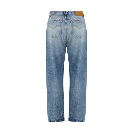 Versace Blue Cotton Jeans Denim - ClickThatClicks 