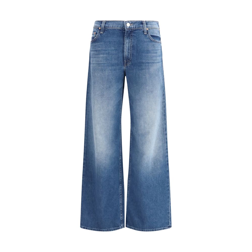 Mother Denim Blue Cotton Flared Jeans - ClickThatClicks 