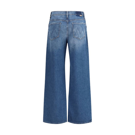 Mother Denim Blue Cotton Flared Jeans - ClickThatClicks 