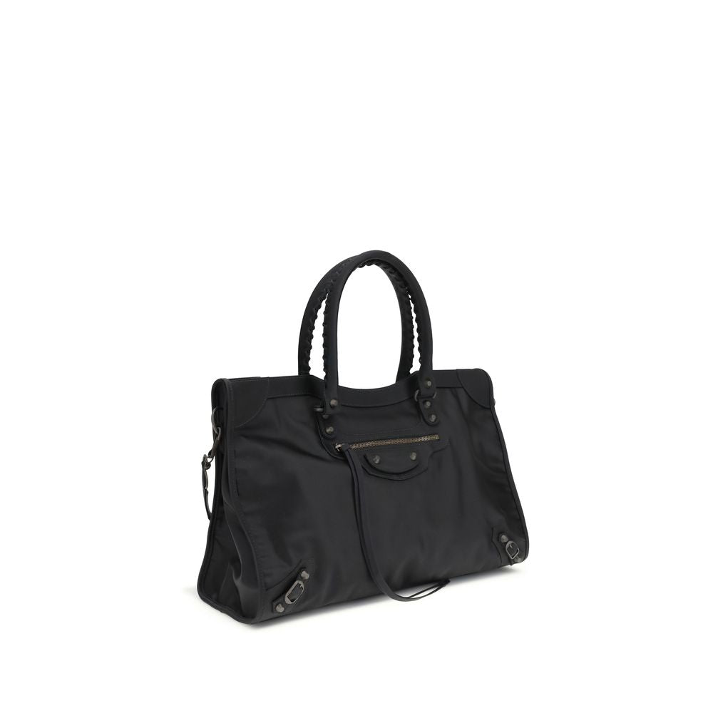 Balenciaga Black Polyamide Handbag - ClickThatClicks 