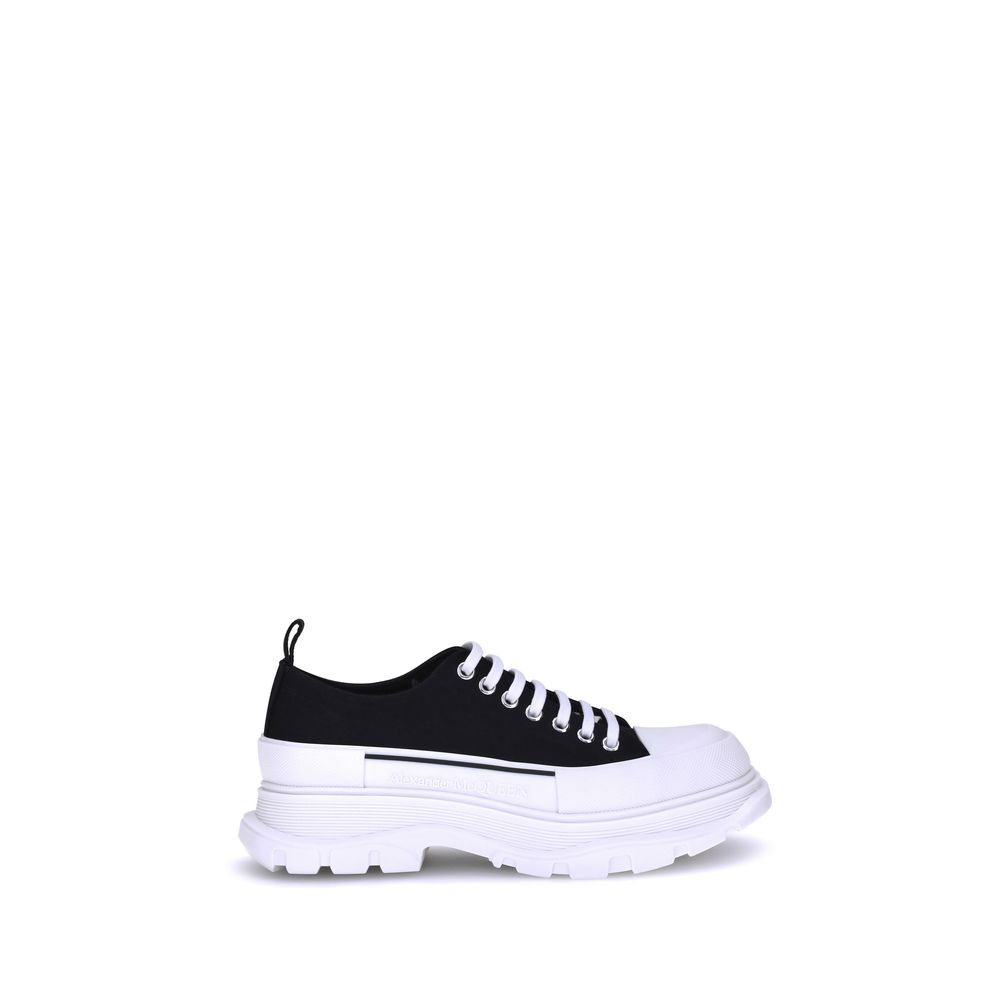 Alexander McQueen Black Rubber Chunky Sneakers - ClickThatClicks 
