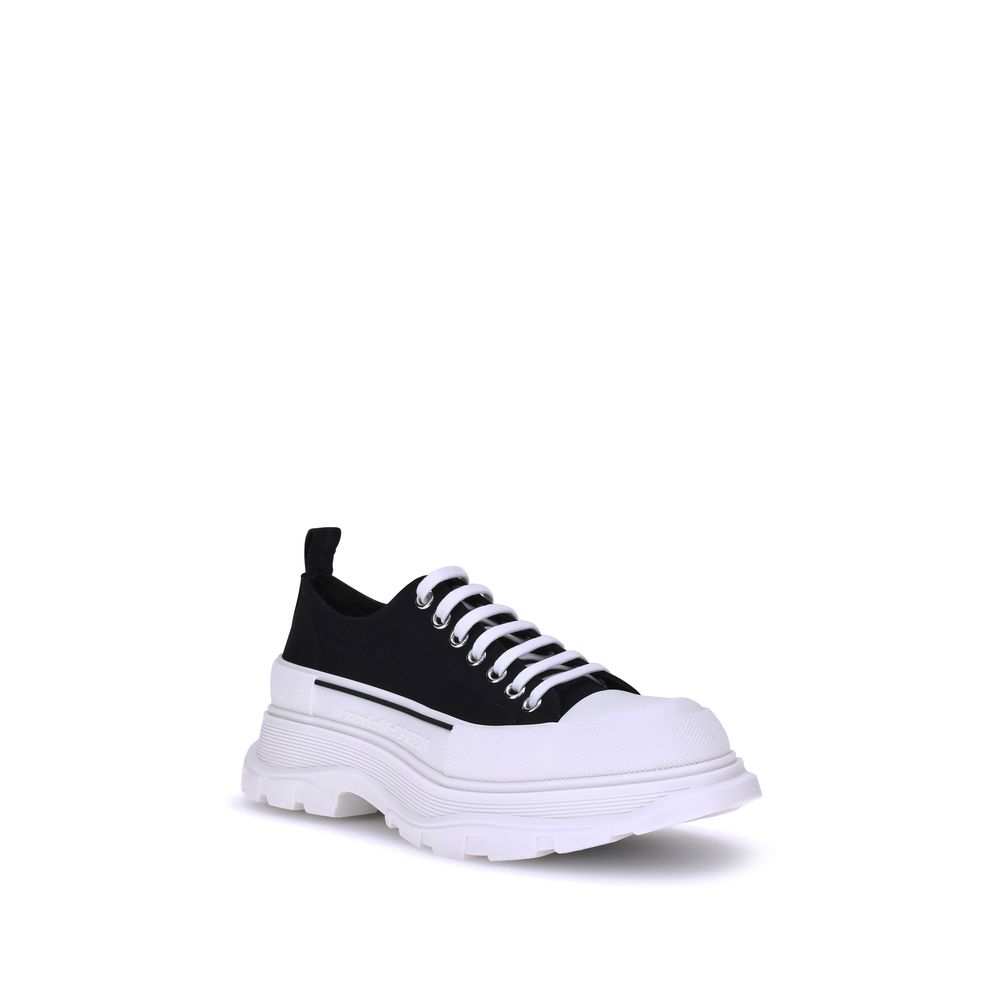 Alexander McQueen Black Rubber Chunky Sneakers - ClickThatClicks 
