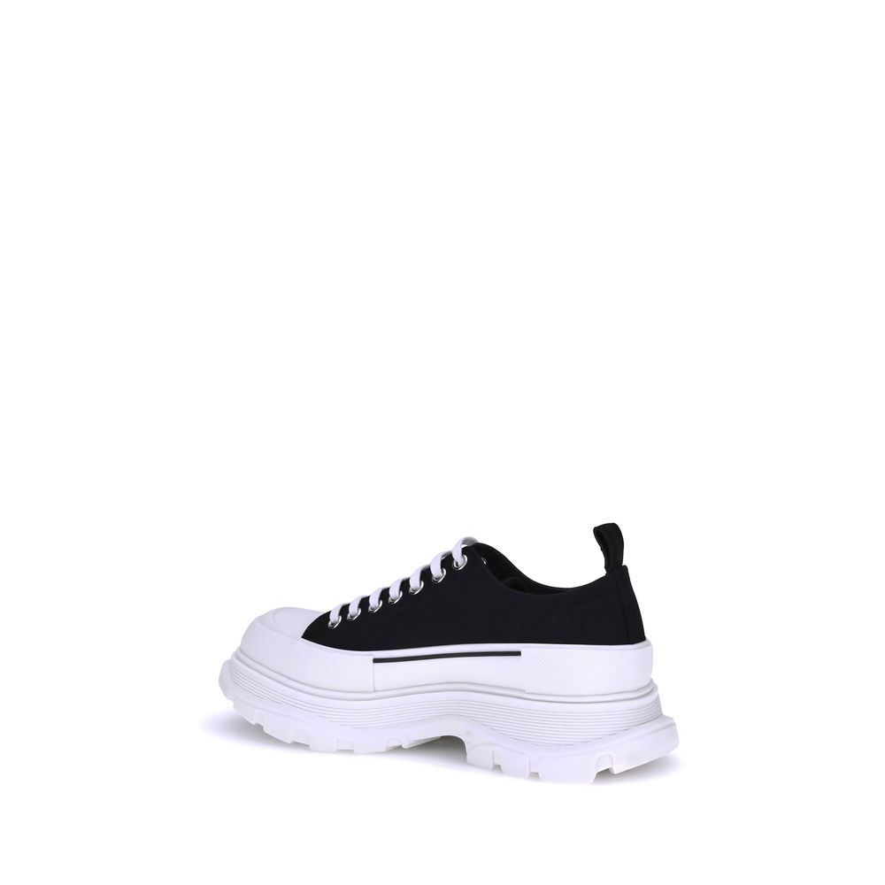Alexander McQueen Black Rubber Chunky Sneakers - ClickThatClicks 