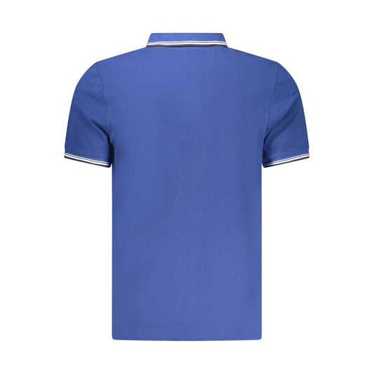 North Sails Blue Cotton Men Polo Shirt - ClickThatClicks 