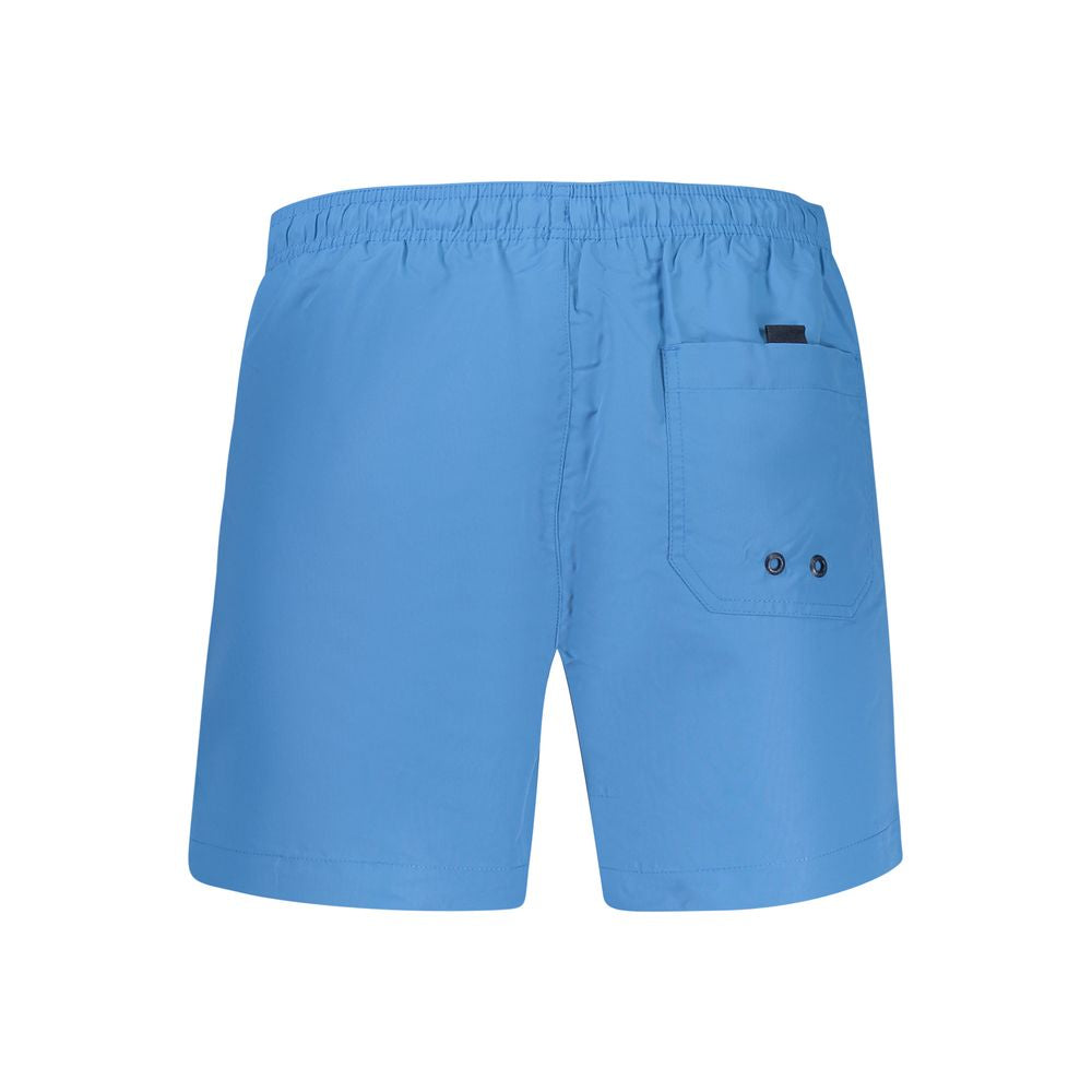 North Sails Blu Polyester Men's Swim Boxer - ClickThatClicks 