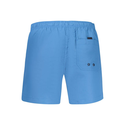 North Sails Blu Polyester Men's Swim Boxer - ClickThatClicks 