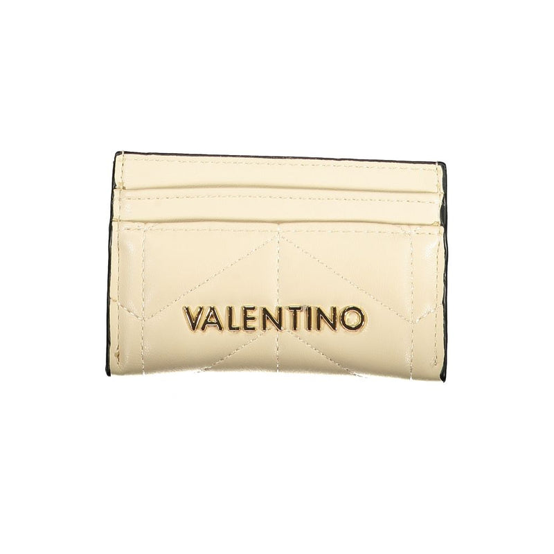 Mario Valentino Beige Polyurethane Women Wallet