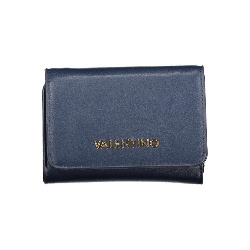 Mario Valentino Blu Poliuretano Women Wallet - ClickThatClicks 