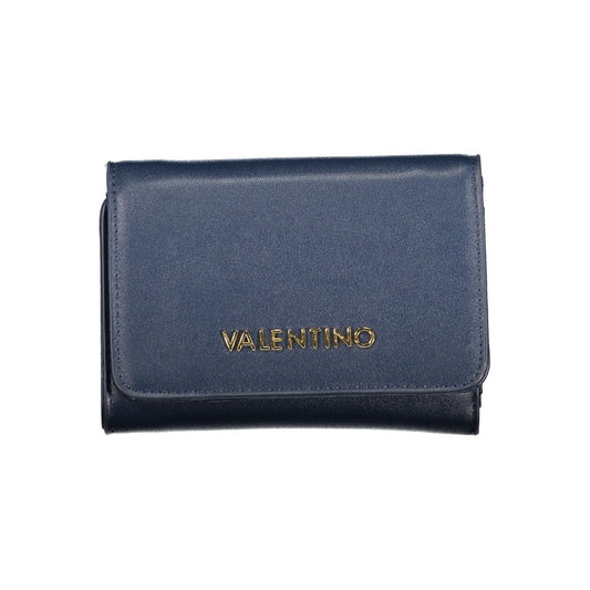 Mario Valentino Blu Poliuretano Women Wallet - ClickThatClicks 