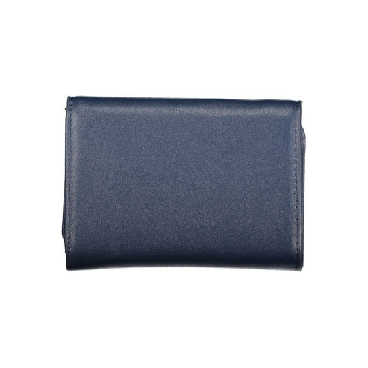 Mario Valentino Blu Poliuretano Women Wallet - ClickThatClicks 