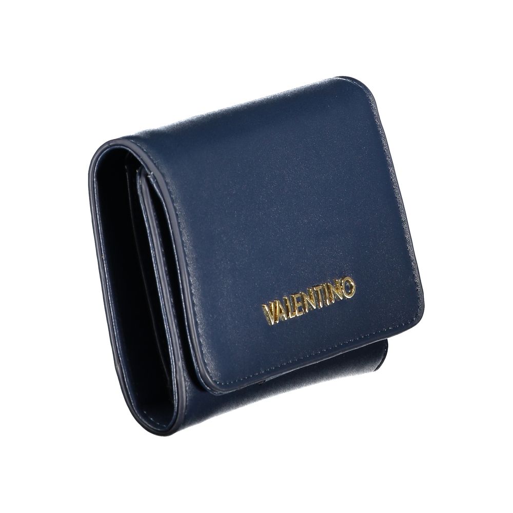Mario Valentino Blu Poliuretano Women Wallet - ClickThatClicks 