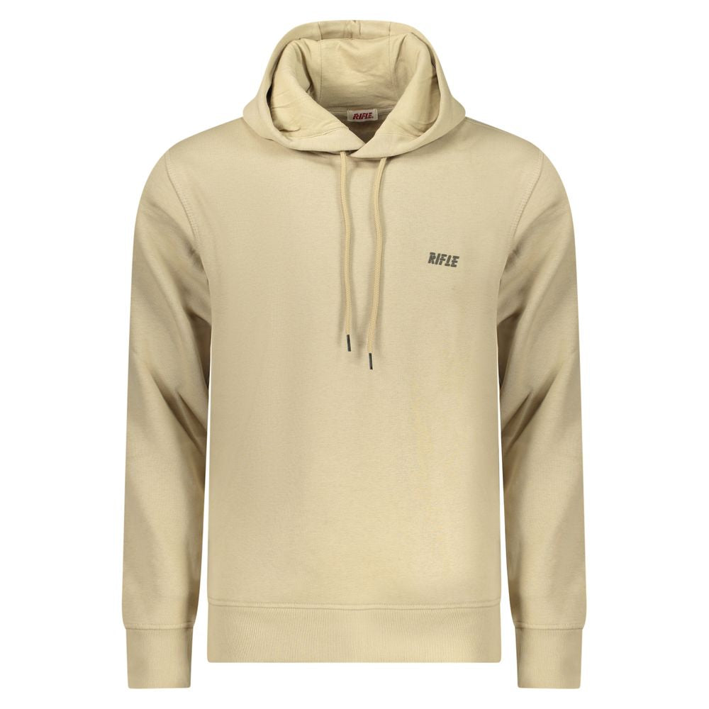 Rifle Beige Cotton Men's Sweatshirt - ClickThatClicks 