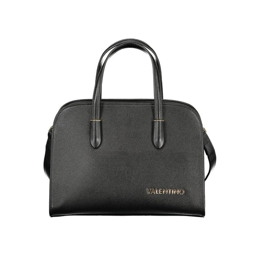 Mario Valentino Black Polyurethane Women Handbag - ClickThatClicks 