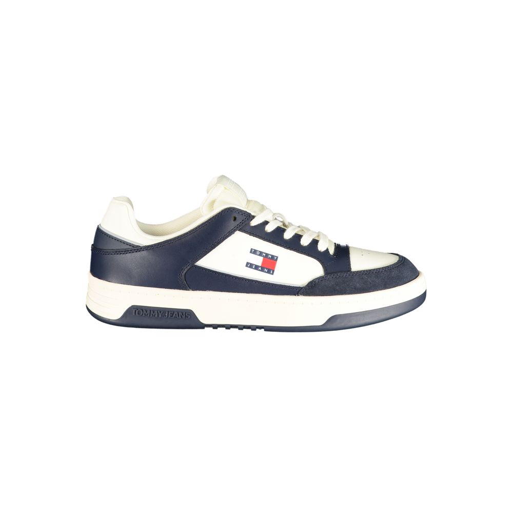 Tommy Hilfiger Bianco Polyurethane Men Sneaker - ClickThatClicks 