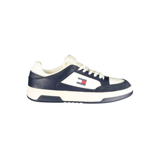 Tommy Hilfiger Bianco Polyurethane Men Sneaker - ClickThatClicks 