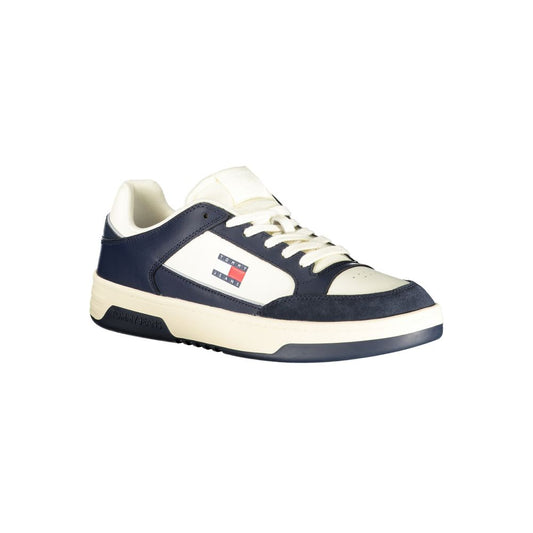 Tommy Hilfiger Bianco Polyurethane Men Sneaker - ClickThatClicks 