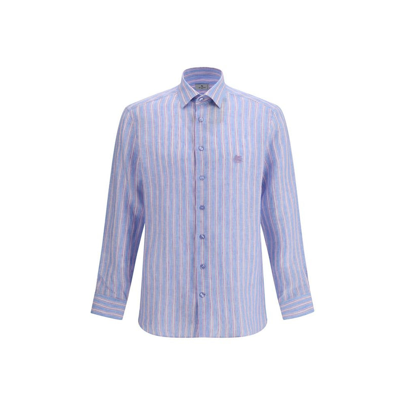 Etro Multicolor Linen Pattern Shirt