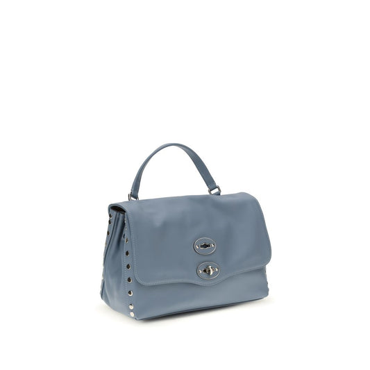 Zanellato Blue Calf Leather Bos Taurus Shoulder Bag - ClickThatClicks 