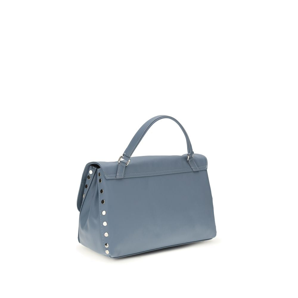 Zanellato Blue Calf Leather Bos Taurus Shoulder Bag - ClickThatClicks 