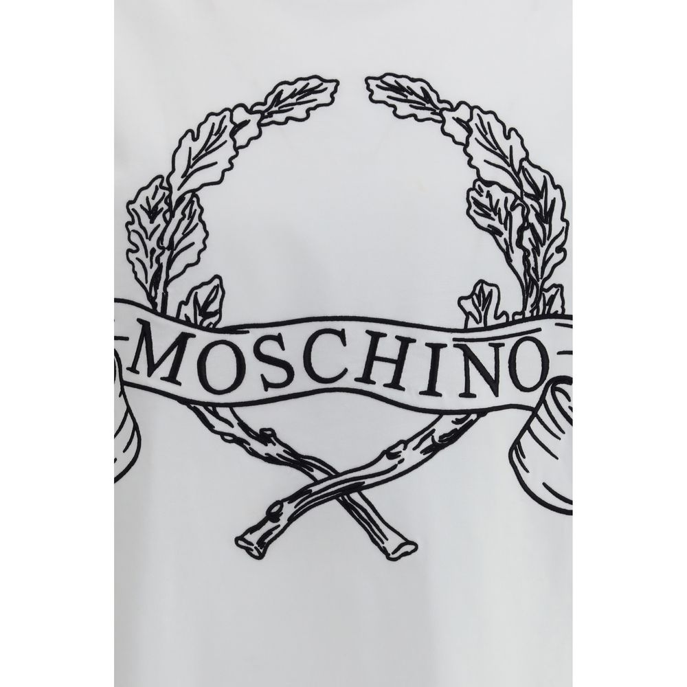 Moschino White Cotton T-Shirt - ClickThatClicks 