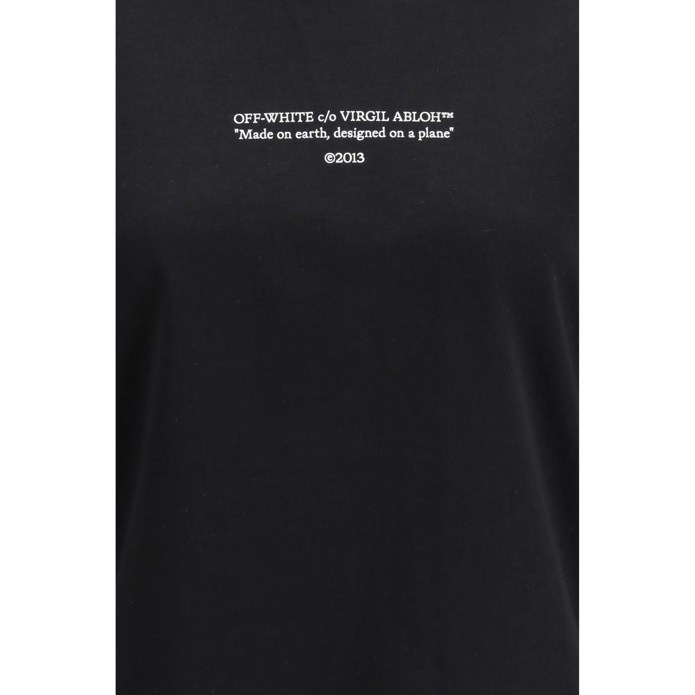 Off-White Black Cotton T-Shirt - ClickThatClicks 