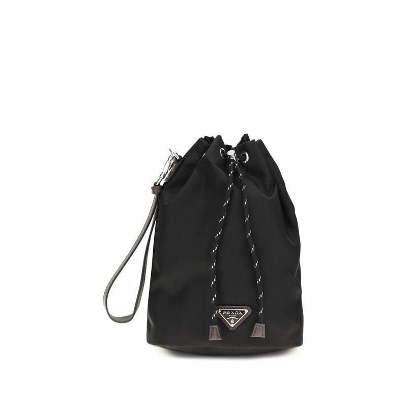 Prada Black Recycled Polyamide Accessories