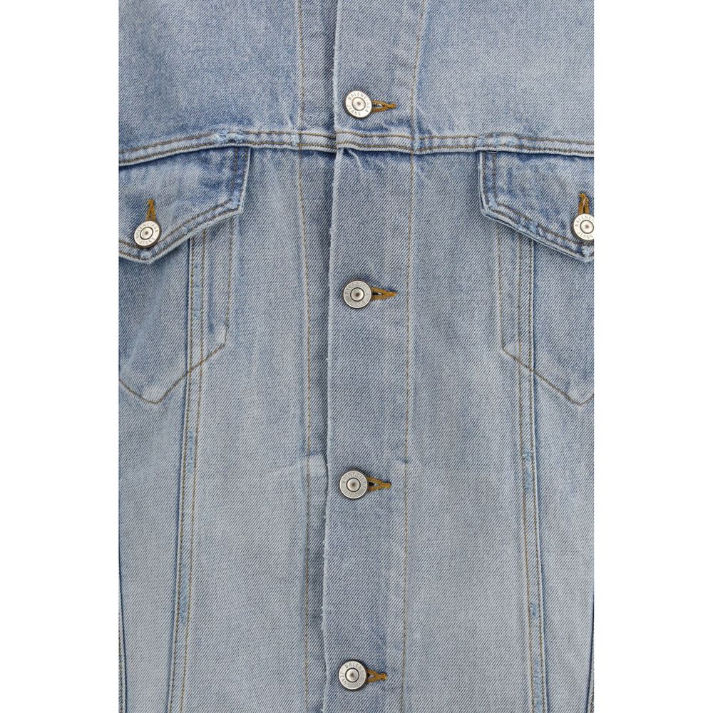 Balenciaga Blue Cotton Denim Jacket - ClickThatClicks 